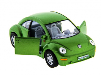 Машина Kinsmart 1:32 Volkswagen New Beetle инерция (1/12шт.)  б/к