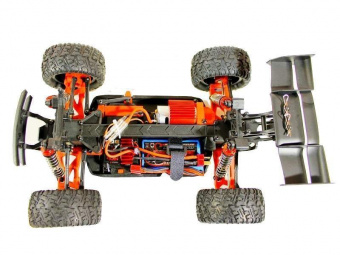 Радиоуправляемая трагги Remo Hobby S EVO-R UPGRADE (красный) 4WD 2.4G 1/16 RTR