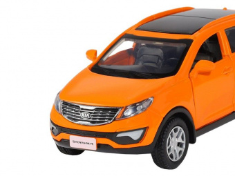 Машина ''АВТОПАНОРАМА'' KIA SPORTAGE R, оранжевый, 1/39, инерция, в/к 17,5*12,5*6,5 см