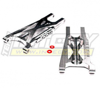 Рычаги нижние (серебро) для Traxxas 1/10 Slash 4x4