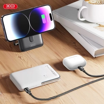 Магнитная беспроводная зарядка 15 Вт + type-C U-образным держателем 10 000 mAh PD30W PR233