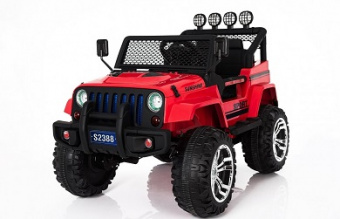 Электромобиль Little Sun Jeep Red