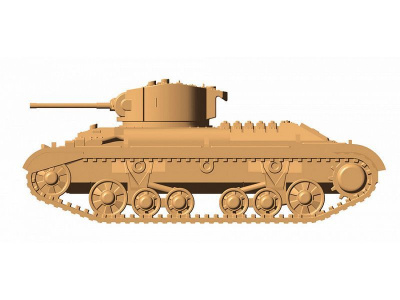 Сборная модель ZVEZDA Британский пехотный танк Валентайн II, 1/100