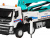 Машина ''АВТОПАНОРАМА'' Volvo бетононасос, белый, 1/50, свет, звук, в/к 28*14*10 см