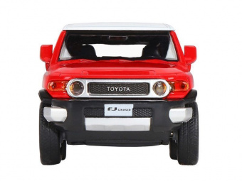 Машина ''АВТОПАНОРАМА'' Toyota FJ Cruiser, красный, 1/32, свет, звук, инерция, в/к 17,5*13,5*9 см