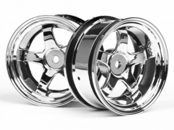 Диски 1/10 - WORK MEISTER S1 26mm CHROME (6mm OFFSET) 2шт