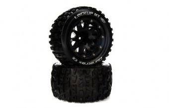 Покрышка и колёсный диск перед/зад Lockup MT Belted перед/зад 2.8'' (2шт.) (чёрные)