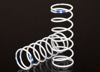 Пружина, shock, белая (GTR xx-long) (1.004 rate blue) (1 pair)
