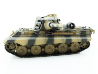 Р/У танк Torro King Tiger (башня Henschel) 1/16 2.4G, ИК-пушка, деревянная коробка