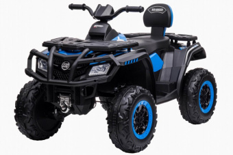 Детский электромобиль квадроцикл (полный привод, 12V) Синий