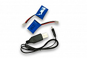 Зарядное устройство + АКБ 1S Micro Charger Combo-4 (1S 200mAh*2+1S USB Charger)