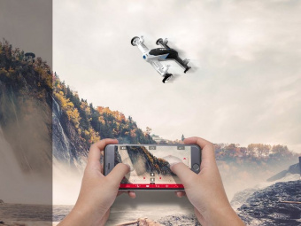 Р/У квадрокоптер Syma X19W Летающая машина с FPV трансляцией Wi-Fi 6-AXIS 2.4G RTF