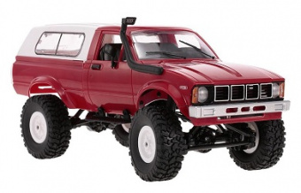 Пикап с кунгом 4x4 Pro (Красный) 1/16