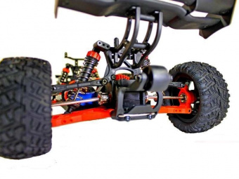 Радиоуправляемая трагги Remo Hobby S EVO-R UPGRADE (синяя) 4WD 2.4G 1/16 RTR