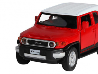 Машина ''АВТОПАНОРАМА'' Toyota FJ Cruiser, красный, 1/32, свет, звук, инерция, в/к 17,5*13,5*9 см