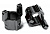Кастер блоки 2шт (черные) для Axial SCX-10, Honcho, Dingo