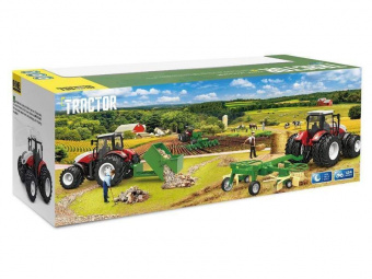 Р/У фермерский трактор Korody с зерновой сеялкой, широкие колеса 1/24 2.4G 6CH RTR
