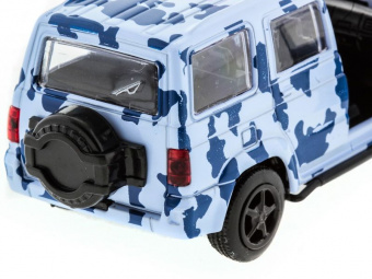 Машина ''АВТОПАНОРАМА'' инерц. УАЗ Патриот (омон) 1/50, в/к 12*7*5,5 см