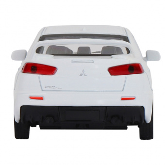 Машина АВТОПАНОРАМА Mitsubishi Lancer Evolution, белый, 1/40, откр. двери, в/к 17,5*12,5*6,5 см
