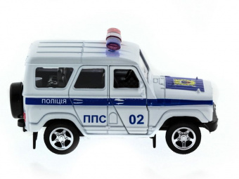 Машина ''АВТОПАНОРАМА'' инерц. УАЗ (ППС) 1/50, в/к 12*7*5,5 см