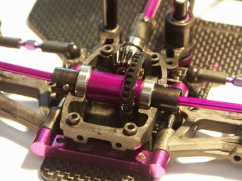 ONE-WAY GEAR BRACE (ALUMINIUM/PURPLE)