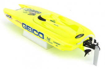 Радиоуправляемый катамаран ProBoat Miss Geico 17 Brushed RTR