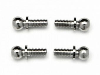 Шаровые стойки 4.3X11.5MM (4-40/HEX SOCKET/SILVER/4шт)