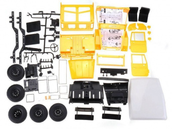 Радиоуправляемая машина WPL Toyota FJ40 (желтая) 4WD 2.4G 1/16 KIT