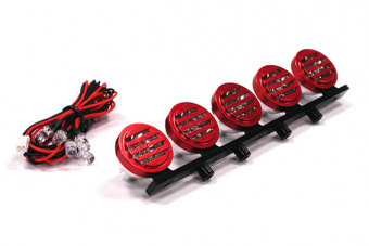 Billet Machined Type II Alloy Roof Top Sport LED (5) Light Set