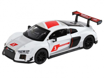 Машина ''АВТОПАНОРАМА'' AUDI R8, белый перламутр, 1/32, свет, звук, инерция, в/к 17,5*13,5*9 см