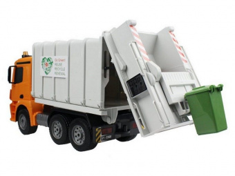 Радиоуправляемая машина мусоровоз Mercedes-Benz Actros масштаб 1:20