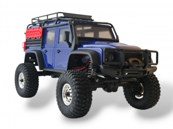 Радиоуправляемый краулер Remo Hobby OFF-ROAD (синий) 4WD 2.4G 1/18 RTR