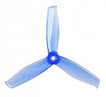 Пропеллер Gemfan Hulkie 5055 3-х лопастной (Clear Blue) 2 пары