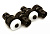 Магнитное крепление кузова (черн) для Axial SCX-10, SCX10-II