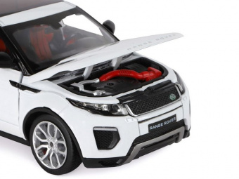 Машина АВТОПАНОРАМА Land Rover Range Rover Evoque HSE 2017, белый, 1/24, в/к 24,5*12,5*10,5 см