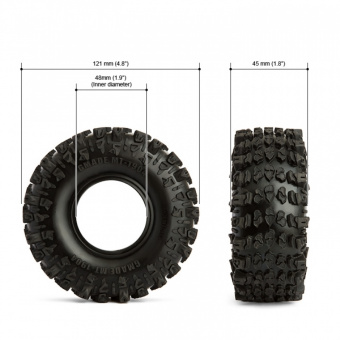 Колеса Gmade 1.9 MT 1904 Off-road Tires (2)