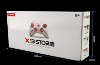 Радиоуправляемый квадрокоптер SYMA X13 Storm (13 см) 2.4 Ghz, HeadFree, RTF