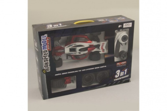 Радиоуправляемый машинка-трансформер HSP 3 in 1 Transformation 4WD масштаб 1:16 2.4G - 9109-RED