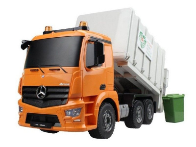 Радиоуправляемая машина мусоровоз Mercedes-Benz Actros масштаб 1:20