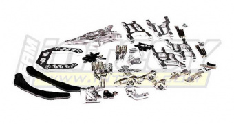 Комплект конверсии (серебро) для Traxxas 1/10 Electric Slash 2WD
