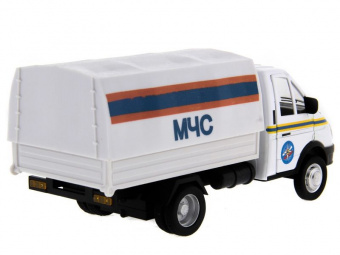 Машина ''АВТОПАНОРАМА'' ''ГАЗель'' (МЧС) 1/28, в/к 24*14*12 см