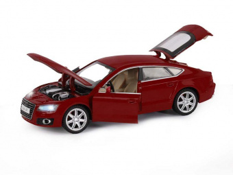 Машина ''АВТОПАНОРАМА'' Audi A7, красный, 1/24, свет, звук, в/к 24,5*12,5*10,5 см