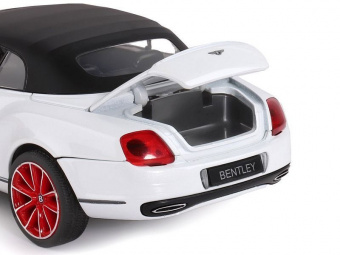 Машина ''АВТОПАНОРАМА'' Bentley Continental Supersports ISR, белый, 1/24, в/к 24,5*12,5*10,5 см