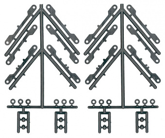 Регулировочные проставки TC4 крепления рычагов (6), Balls (4), Wheelbase Shims (6)
