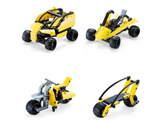 Конструктор CaDA Technic багги-квадроцикл-мотоцикл 8 в 1 (338 деталей)