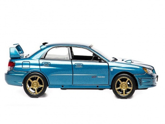Машина Autotime ''SUBARU IMPREZA WRX STI'' тюнинг гараж 1:24 инерционная
