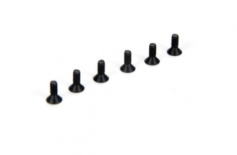 Винты с плоской головкой 4-40 x 5/16'' (6шт) Losi: CCR