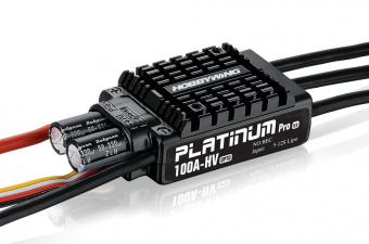 Бесколлекторный регулятор Platinum HV 100A OPTO V3 для авиа моделей