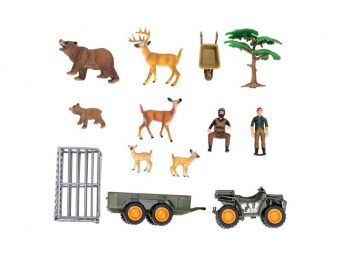 Набор фигурок животных MASAI MARA ММ205-057 серии На ферме: Ферма игрушка 14 пр.