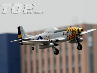 Р/У самолет Top RC P-51D (желтая раскраска) 750мм PNP